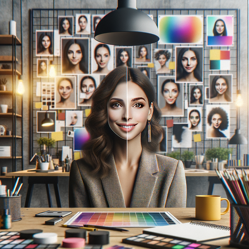 Photo face swap for branding